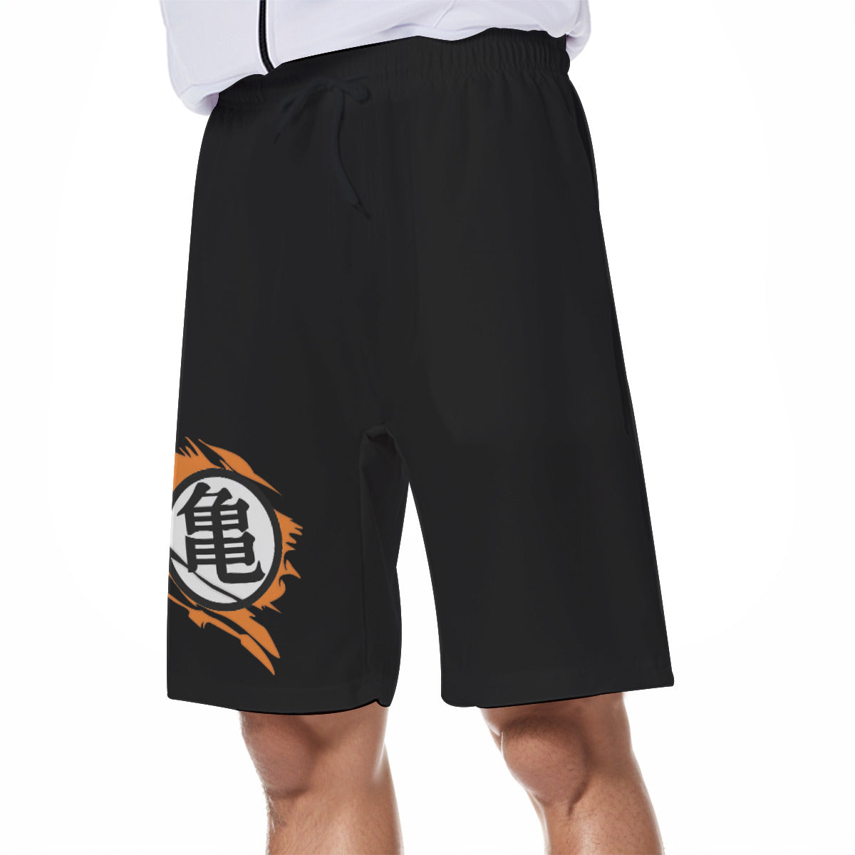 Short de bain Dragon Ball Kanji orange