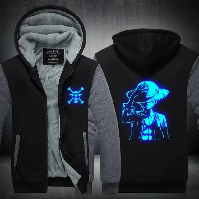 One Piece Ruffy Fleecejacke