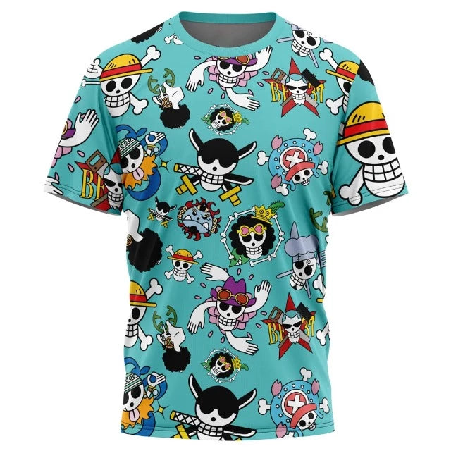 T-Shirt Enfant Manga One Piece Fille Garçon