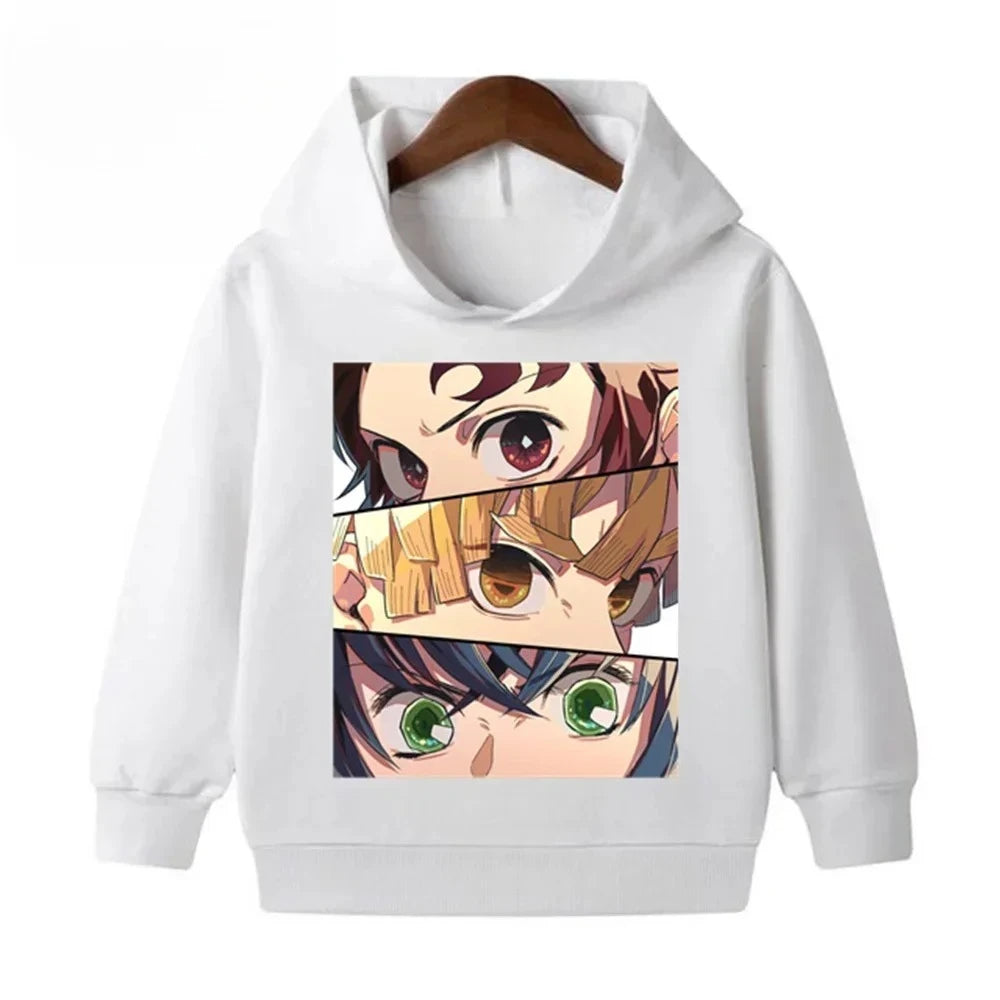 Sweat Pull Enfant Demon Slayer Tanjiro Zenitsu Inosuke