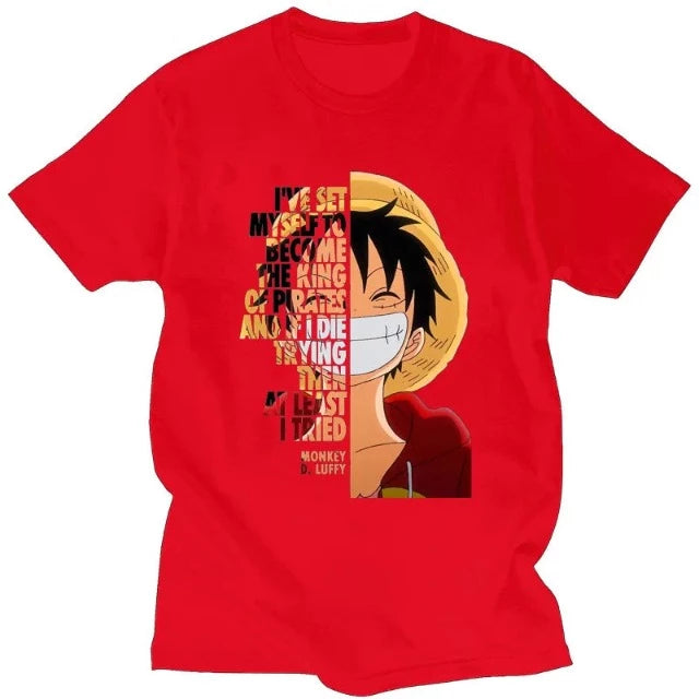 T-Shirt Maglietta One Piece Luffy 6 Colori