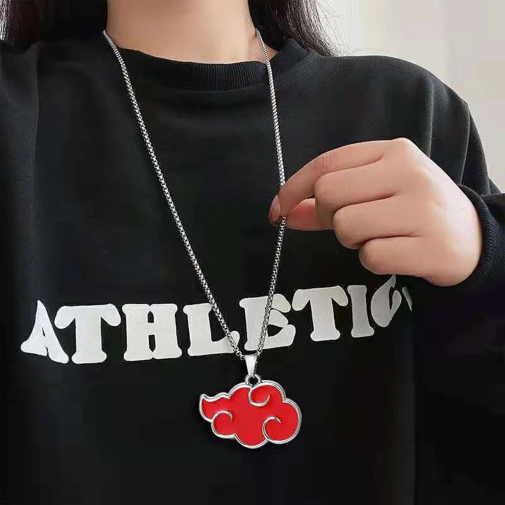 Collier Akatsuki Nuage Rouge Naruto