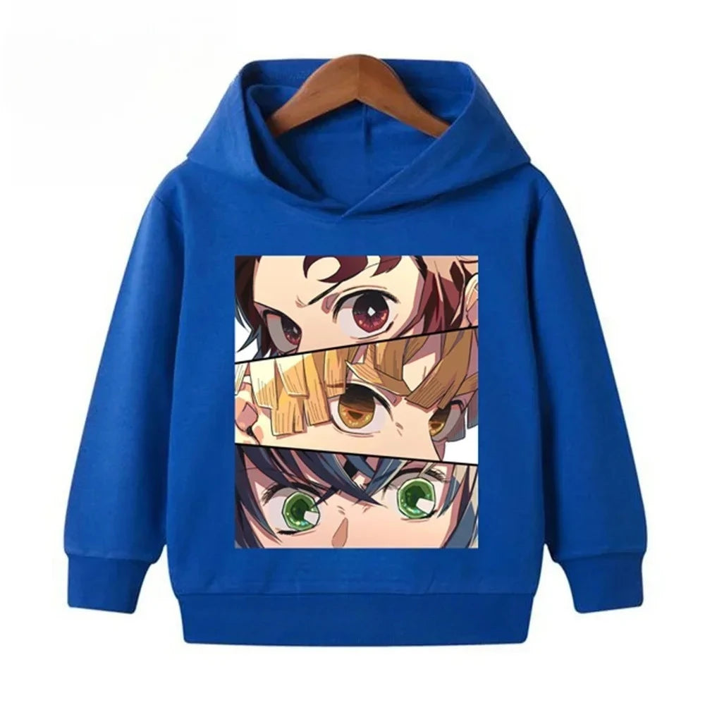 Sweat Pull Enfant Demon Slayer Tanjiro Zenitsu Inosuke