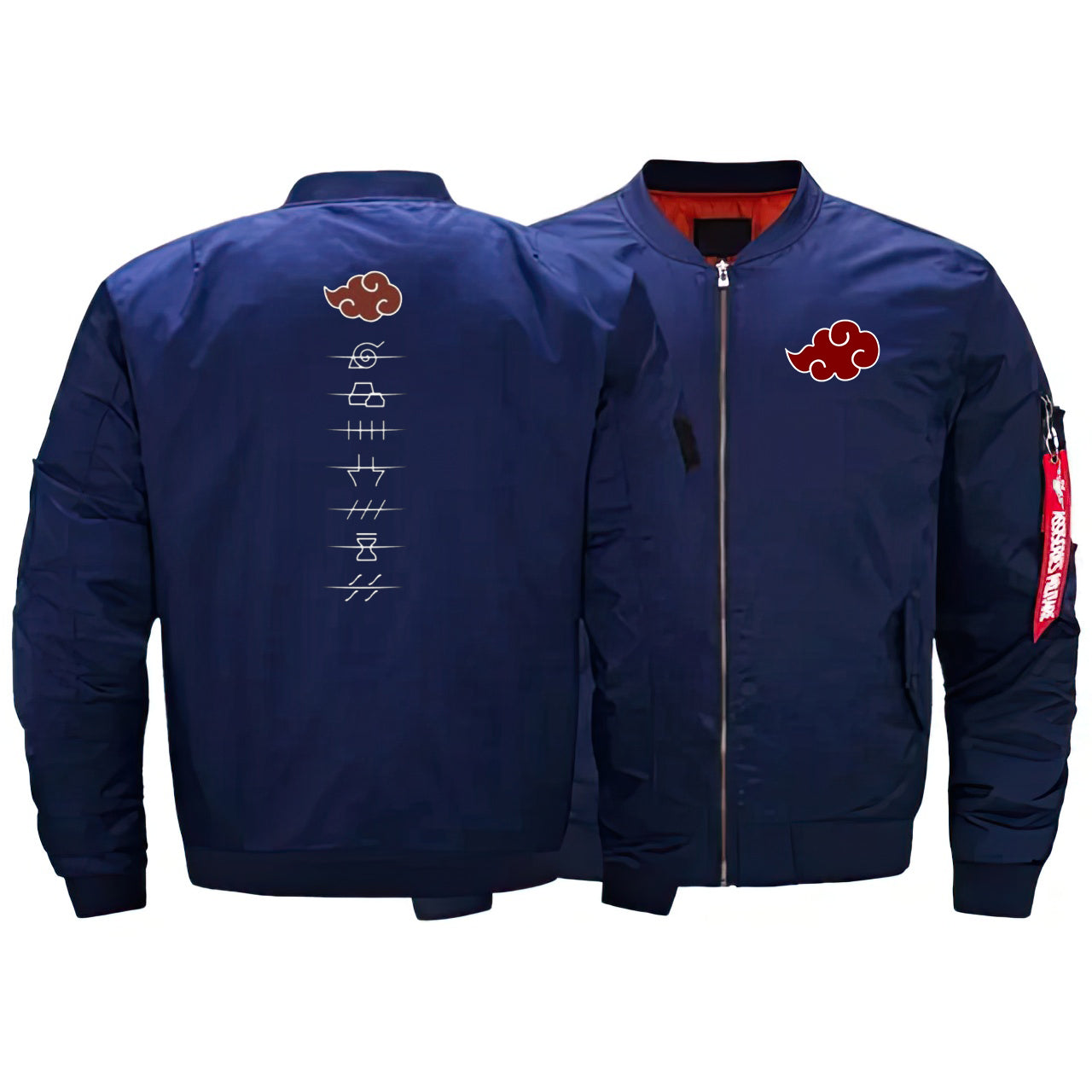 Giacca con stemma di Naruto Akatsuki (4 colori)