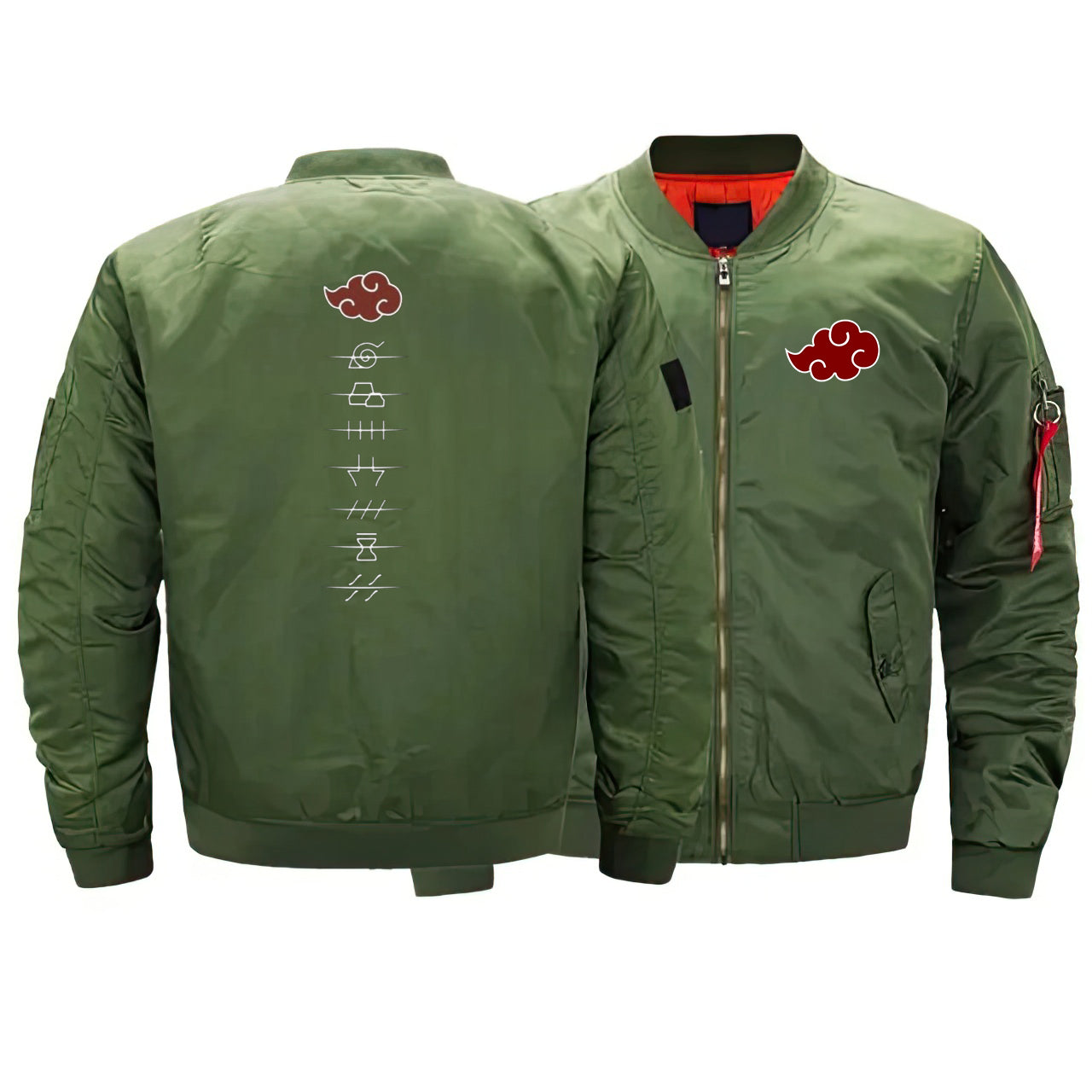 Giacca con stemma di Naruto Akatsuki (4 colori)