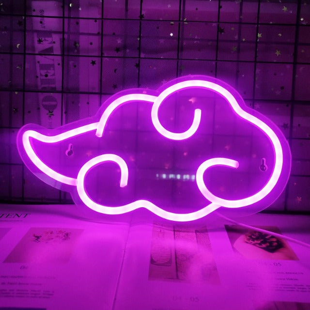 Naruto Akatsuki Neonlampe