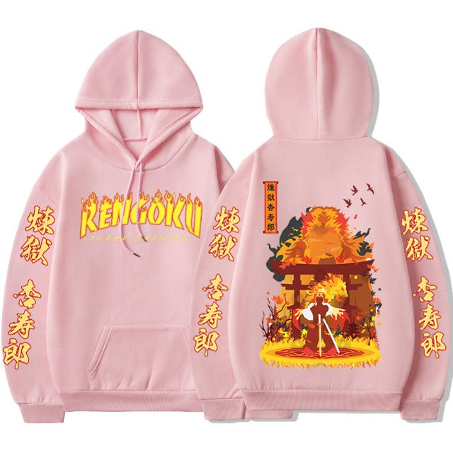 Pull Rengoku Demon Slayer rose