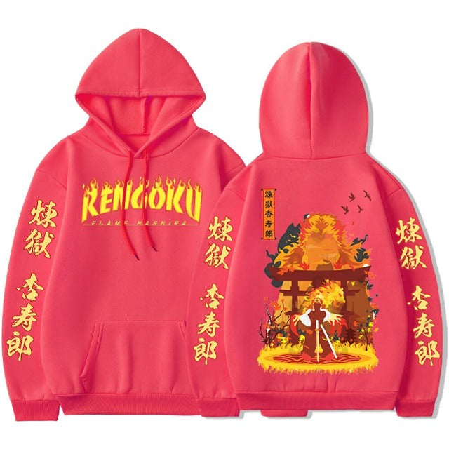 Pull Rengoku Demon Slayer rose