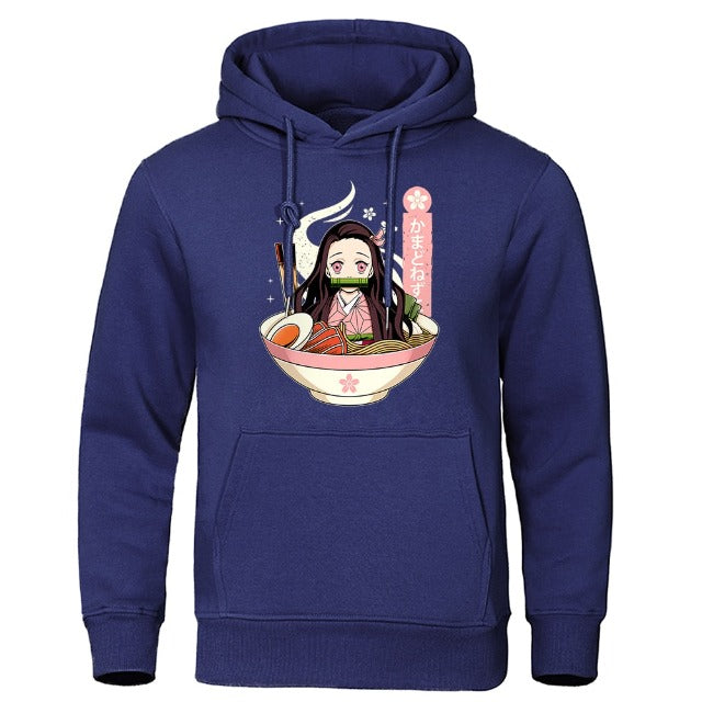 Sweat Demon Slayer Nezuko Kamado bleu marine