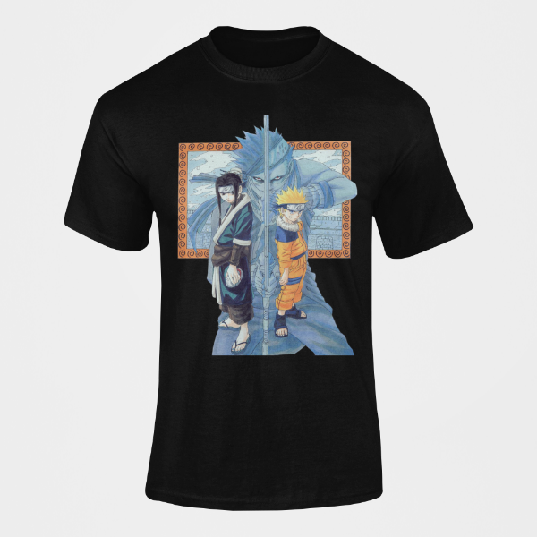 T-Shirt Naruto Haku Zabuza noir