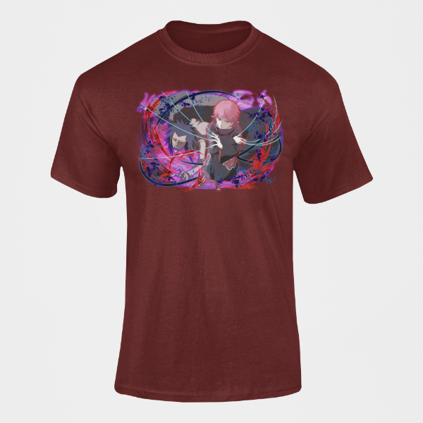 T-Shirt Sasori Naruto bordeaux