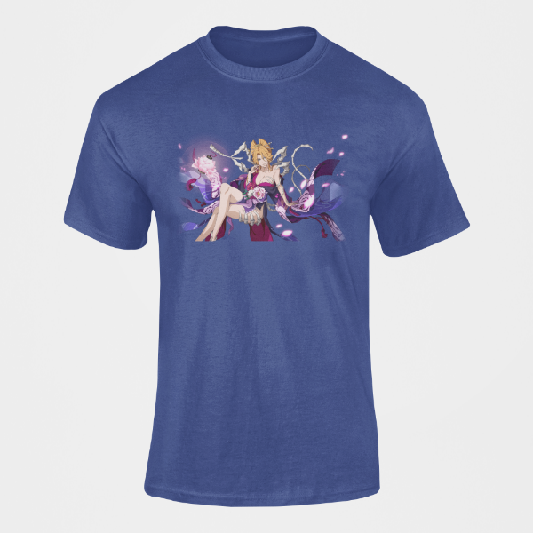 T-Shirt Rangiku Manga Bleach bleu