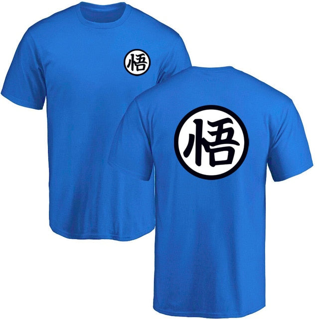 T-Shirt Goku (6 coloris) Floqué Adulte Homme Femme Courtes Manches Manga Dragon Ball Z