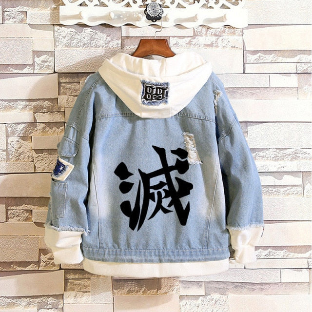 Veste en Jean Demon Slayer