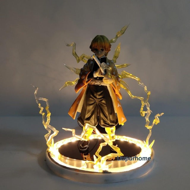 Figura lampada Zenitsu dell'uccisore di demoni