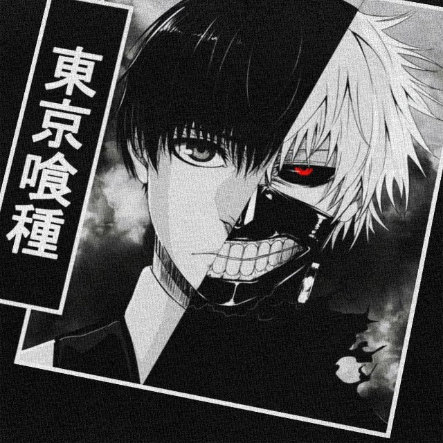 T-Shirt Maglietta Tokyo Ghoul Ken Kaneki