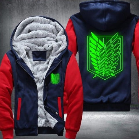 Veste Attaque Des Titans Fluo Vert (4 coloris)