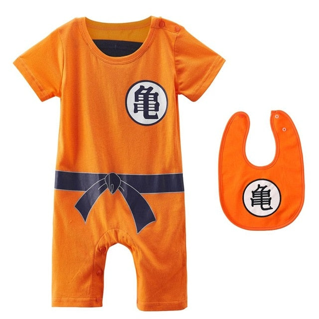 DBZ Baby-Schlafanzug mit Lätzchen