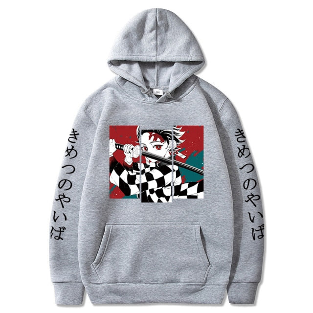 Demon Slayer Tanjiro Manga Hoodie Erwachsene Männer Frauen Langarm