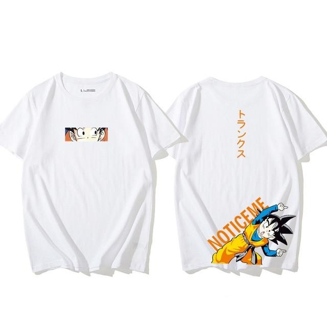 T-Shirt Son Goku Oversize Floqué Adulte Homme Femme Courtes Manches Manga Dragon Ball Z