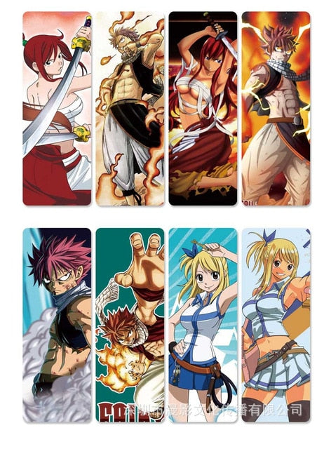 Lesezeichen Fairy Tail (Set mit 10 Stück)
