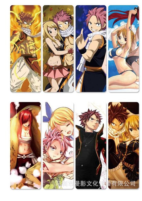 Lesezeichen Fairy Tail (Set mit 10 Stück)