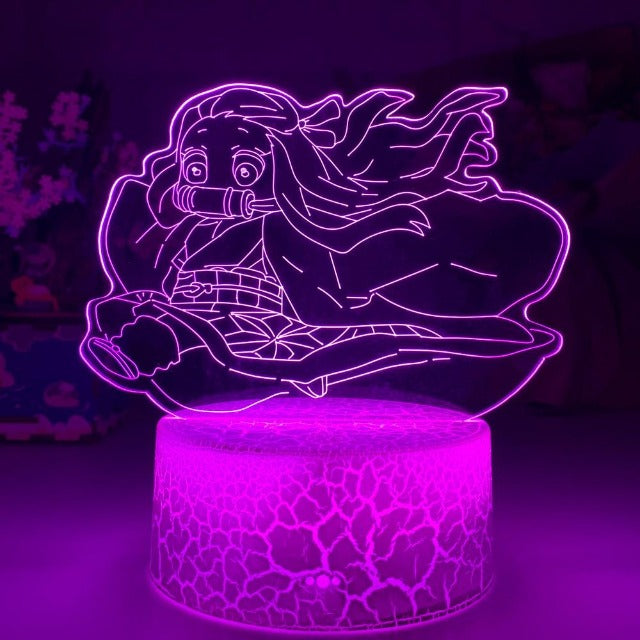Lampada Nezuko Kamado dell'uccisore di demoni