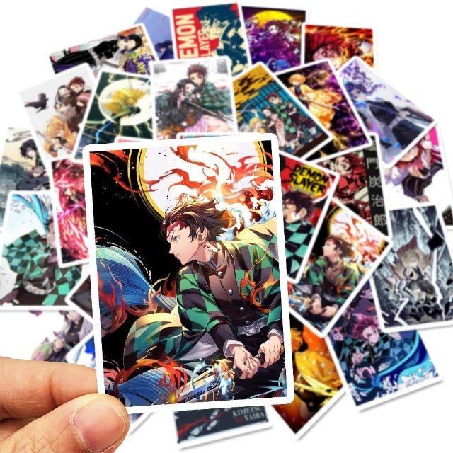 Autocollants Demon Slayer 50 Pièces