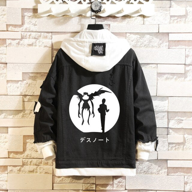 Veste En Jean Noire Death Note