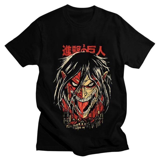 T-shirt Titan Assaillant Eren Attaque des Titans