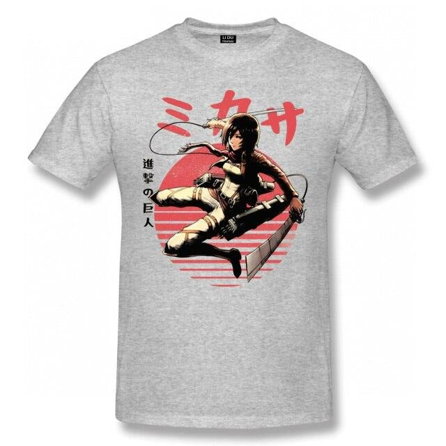 T-Shirt L'Attacco dei Giganti Mikasa Ackerman