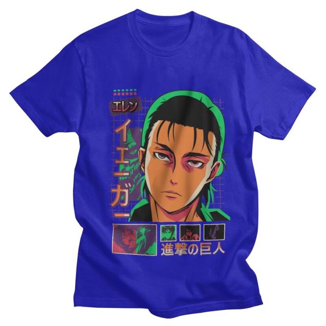 T-Shirt Maglietta L'Attacco dei Giganti Eren Stagione 4