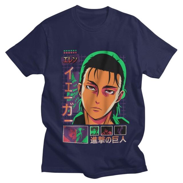T-Shirt Maglietta L'Attacco dei Giganti Eren Stagione 4