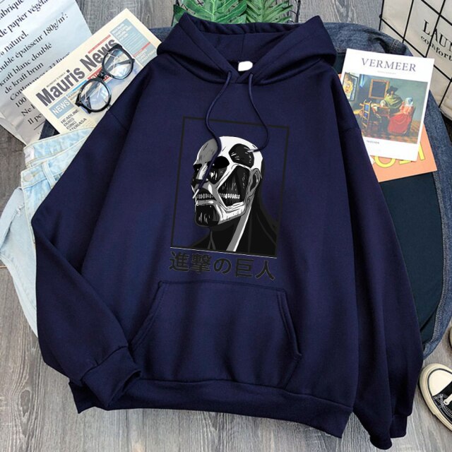 Colossal Titan Hoodie Angriff auf Titan Erwachsene Männer Frauen Langarm Manga