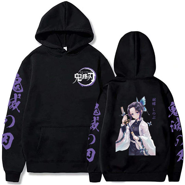 Sweat Shinobu Kocho Demon Slayer noir