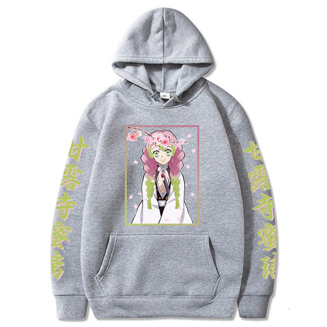 Sweat à Capuche Demon Slayer Mitsuri Adulte Homme Femme Manches Longues