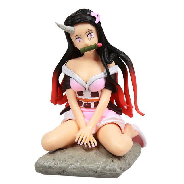 Figura dell'uccisore di demoni con trasformazione di Nezuko