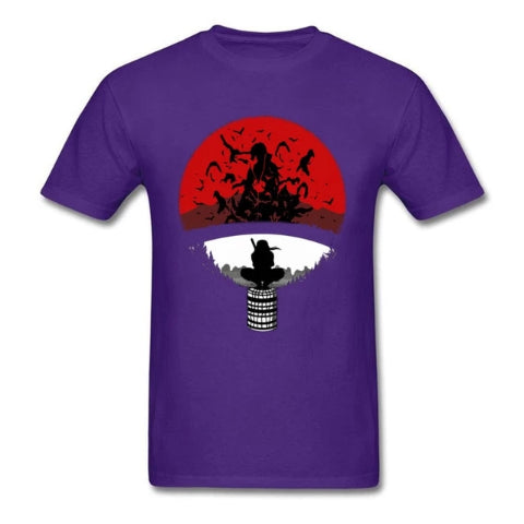 T-Shirt Clan Uchiwa Violet