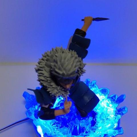 Tobirama Senju Lampada al neon a LED per la decorazione del comodino o dell'ufficio Manga Naruto