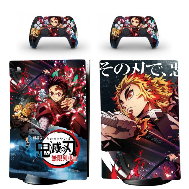 PS5 Playstation Demon Slayer Aufkleber