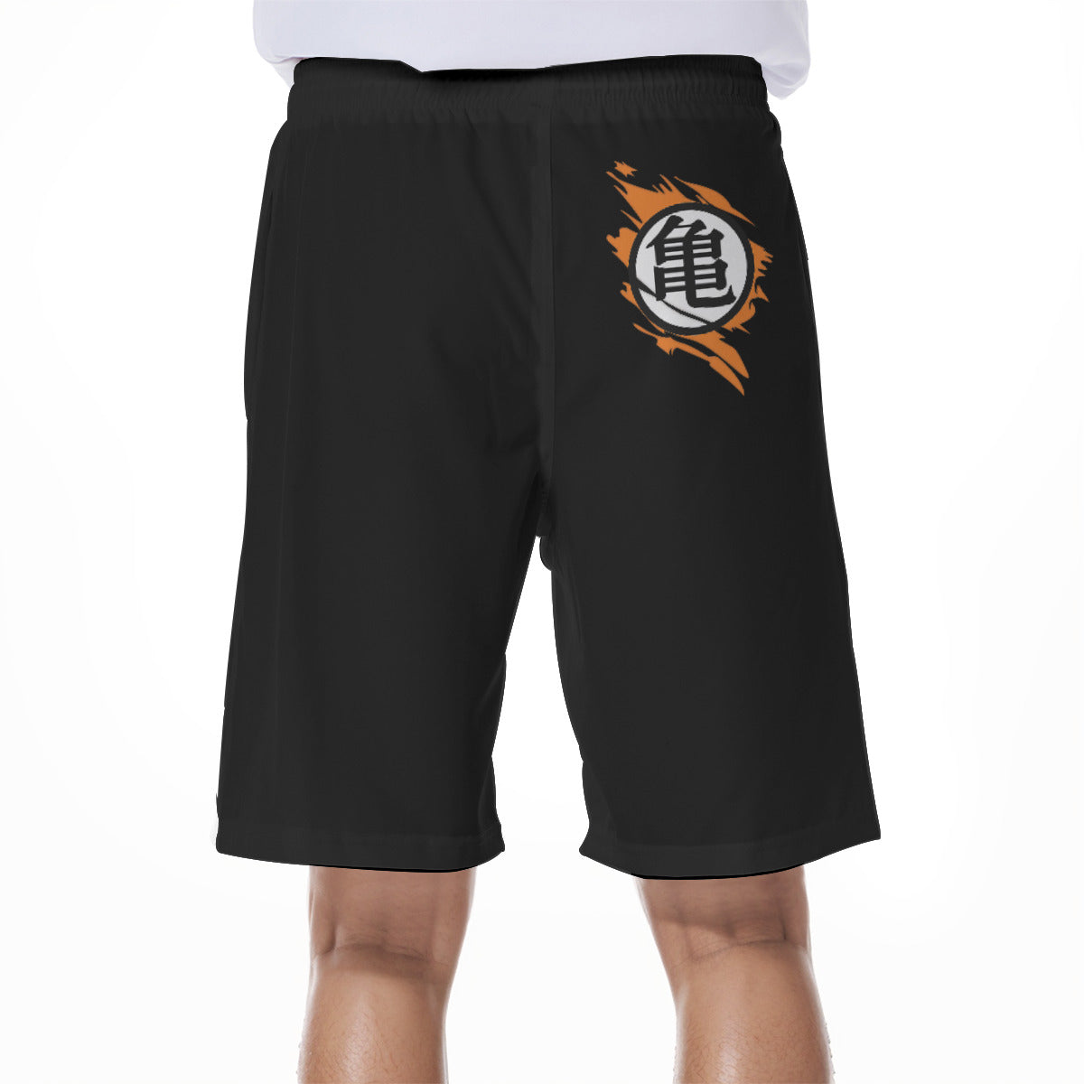 Short de bain Dragon Ball Kanji orange