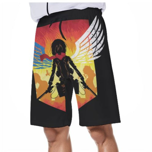 Short de bain Attaque des Titans Mikasa