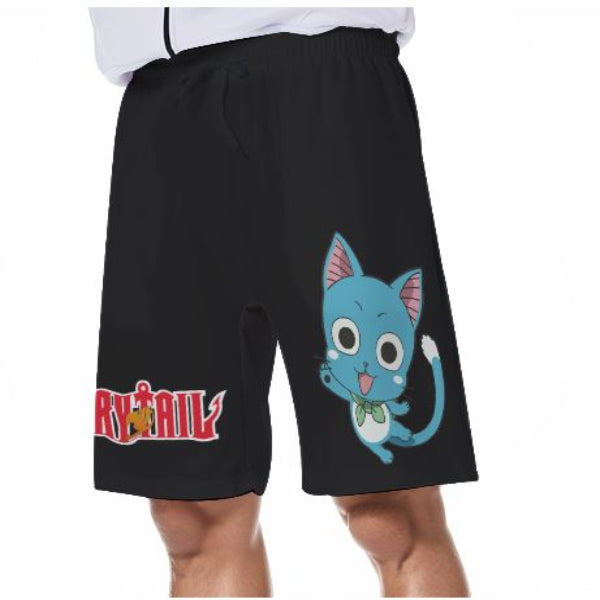 Short de bain Fairy Tail Happy & logo