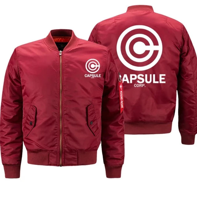 Veste Bomber Dragon Ball Z Capsule Corp Bordeaux