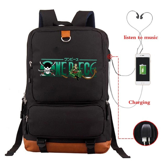 Sac à Dos Connecté One Piece Zoro Roronoa Cartable