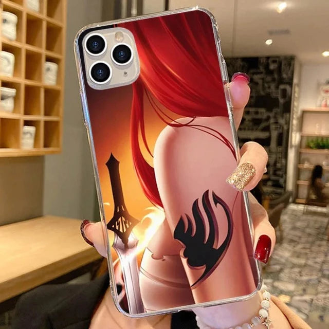 Coque de Téléphone Protection iPhone Fairy Tail Erza