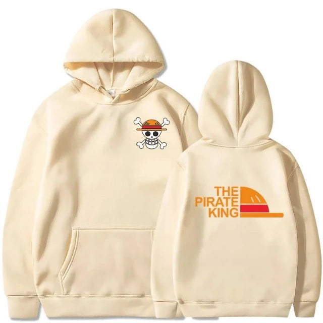Sweat One Piece Jolly Roger Pirate King beige