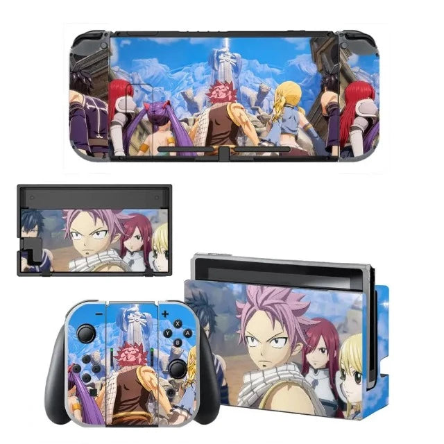 Sticker Autocollant Nintendo Switch Fairy Tail Natsu