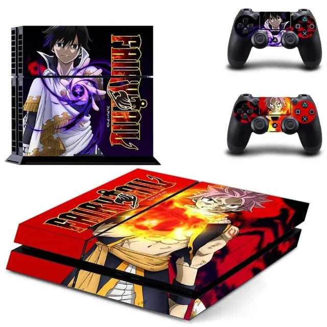 Sticker Autocollant PS4 Fairy Tail Natsu &amp; Zeleph