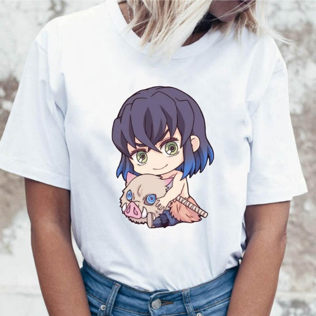T-shirt Femme Inosuke Demon Slayer